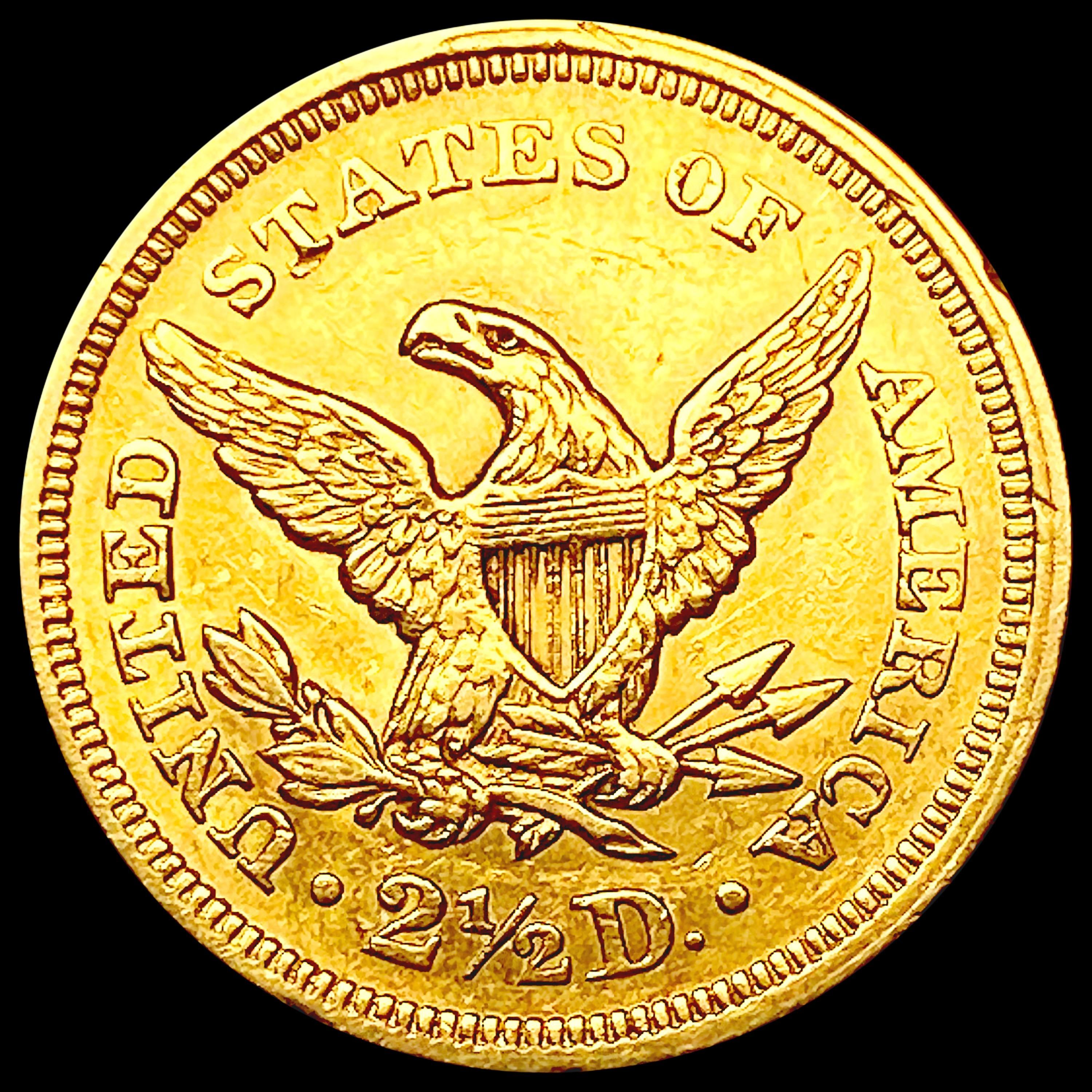 1853 $2.50 Gold Quarter Eagle CLOSELY UNCIRCULATED