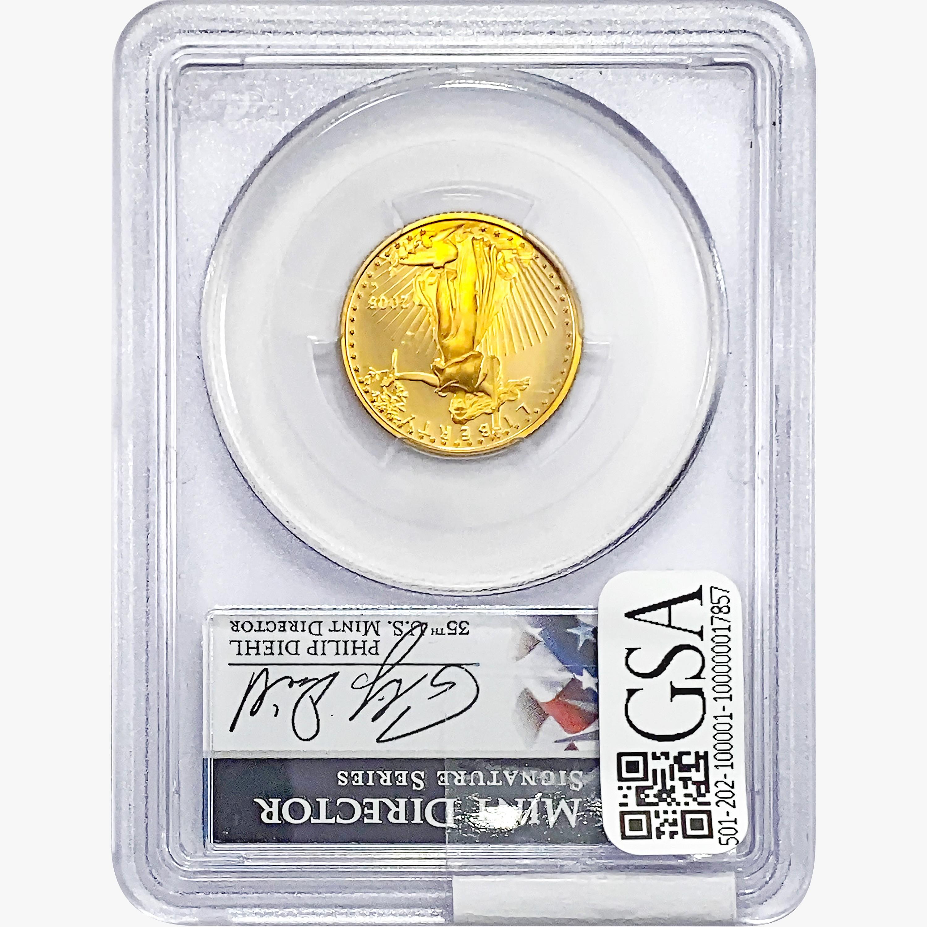 2005-W $10 1/4oz. Gold Eagle PCGS PR69 DCAM