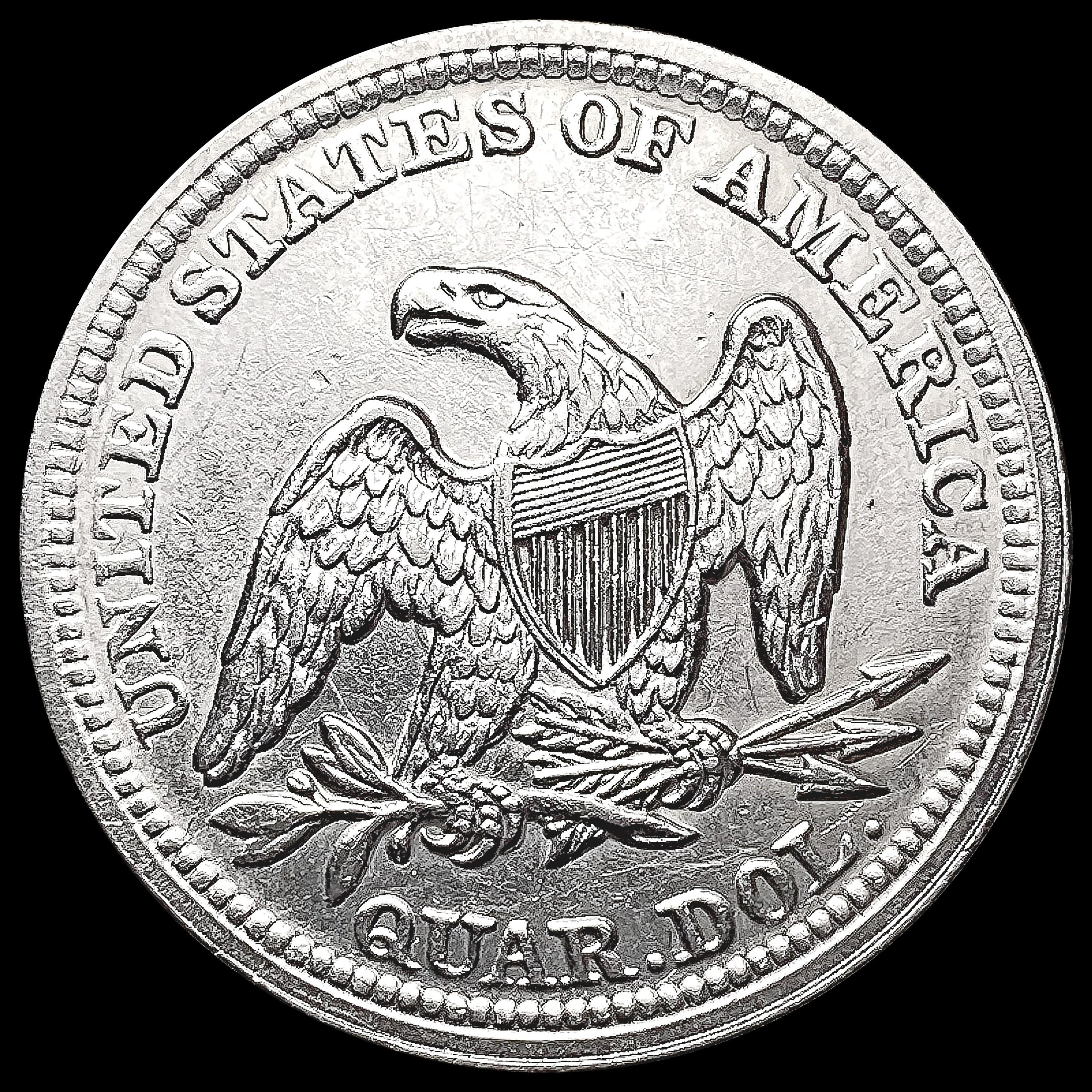 1858 Seated Liberty Quarter UNCIRCULATED