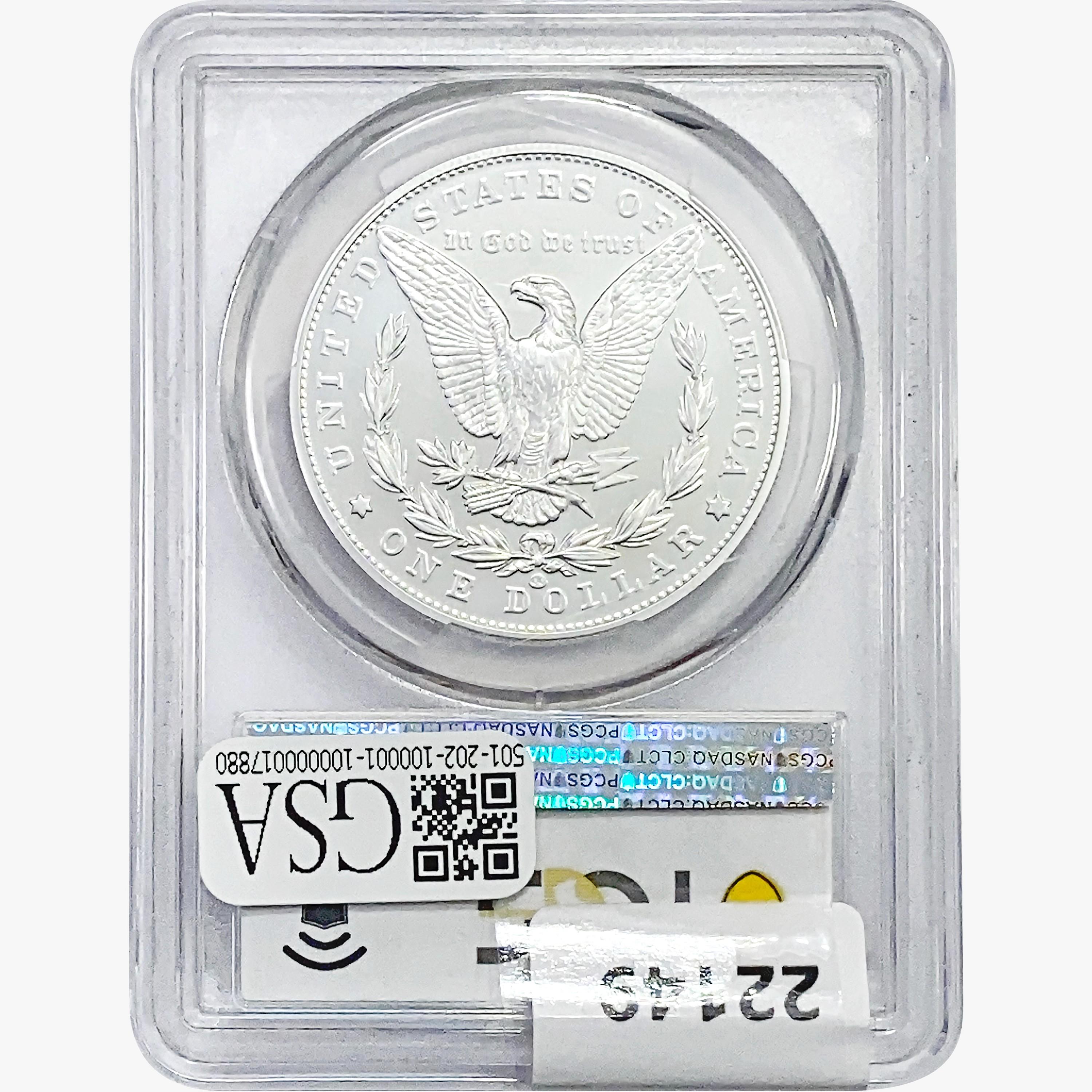 2021-CC Privy Morgan Silver Dollar PCGS MS70 100th