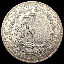 1921Mo Mexico Silve2 Pesos CLOSELY UNCIRCULATED