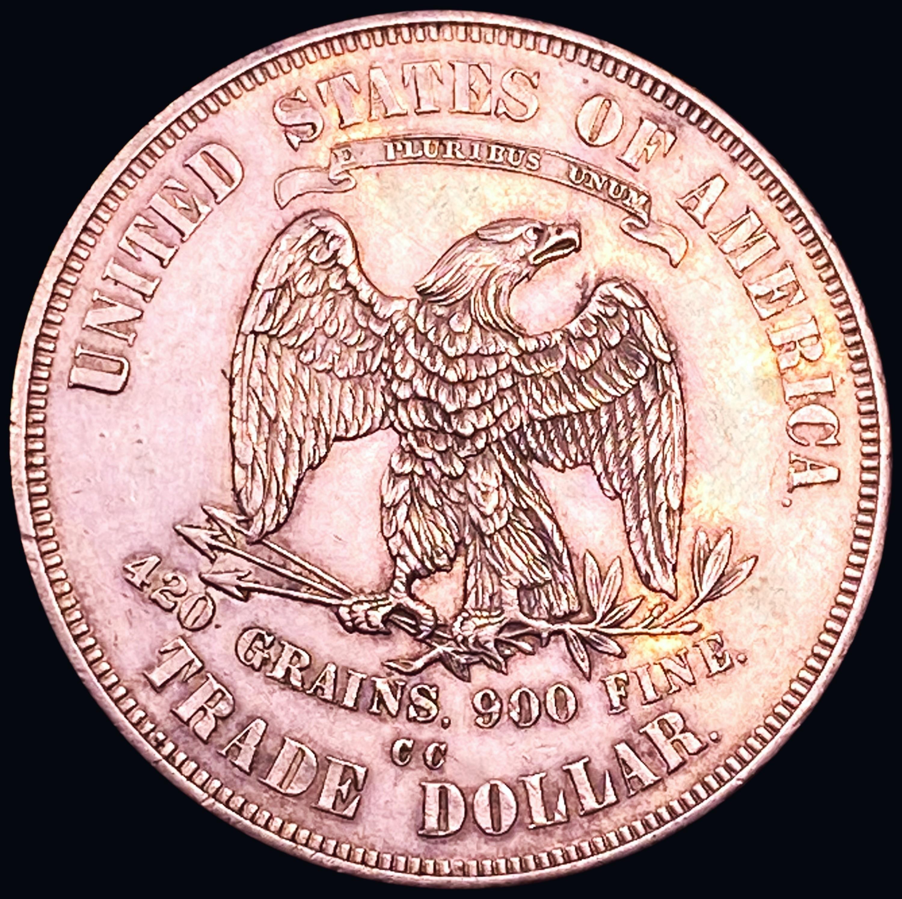 1874-CC Silver Trade Dollar UNCIRCULATED