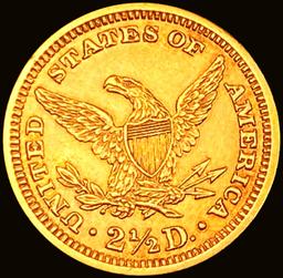 1882 $2.50 Gold Quarter Eagle CHOICE BU