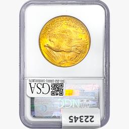 1920 $20 Gold Double Eagle NGC MS61