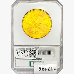 1887-S $20 Gold Double Eagle PCI MS63