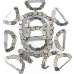 1938-1946 Mercury Dime Bracelets & Necklace (108 C