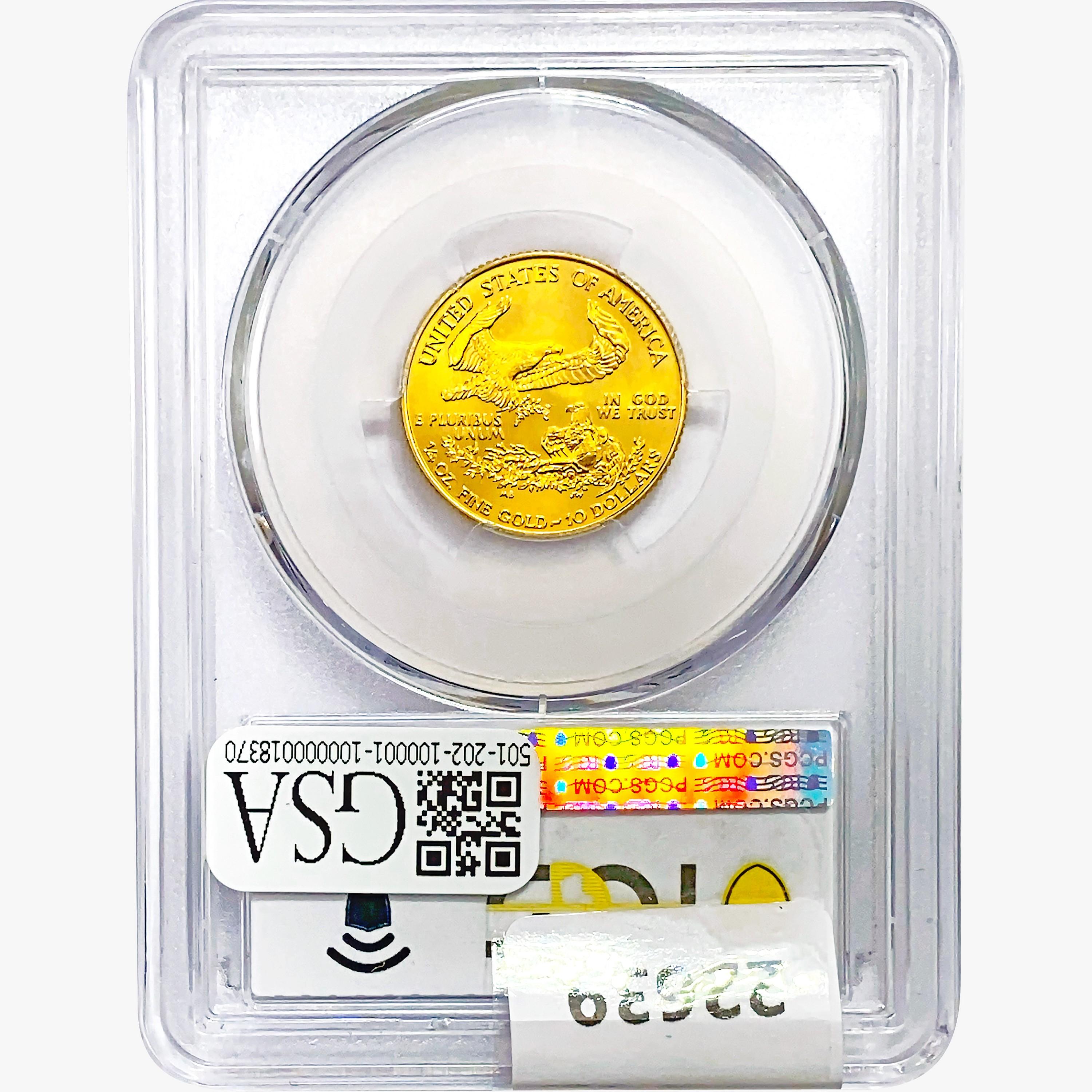 1997 $10 1/4oz. Gold Eagle PCGS MS69