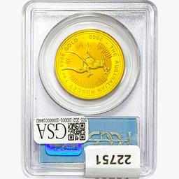 2000 1oz. Gold Australia $100 WTC PCGS GemUNC