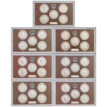 2012-2020 [7] US Quarter Mint Sets