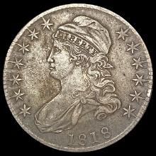 1818 Capped Bust Half Dollar LIGHTLY CIRCULATED