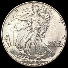 1942 Walking Liberty Half Dollar GEM BU