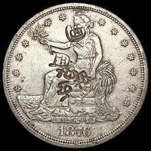 1876-S Silver Trade Dollar NEARLY UNCIRCULATED