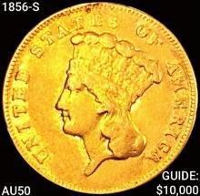 1856-S $3 Gold Piece