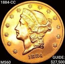1884-CC $20 Gold Double Eagle UNCIRCULATED