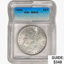 1896 Morgan Silver Dollar ICG MS65