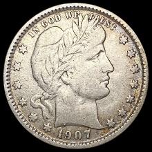 1907-O Barber Quarter LIGHTLY CIRCULATED