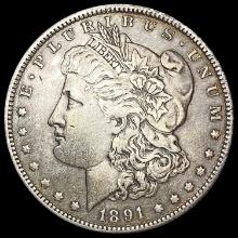 1891-O Morgan Silver Dollar NEARLY UNCIRCULATED