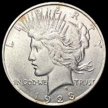 1923-D Silver Peace Dollar CLOSELY UNCIRCULATED