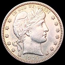 1916 Barber Quarter GEM BU