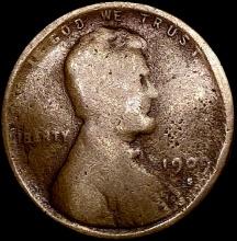 1909-S VDB Wheat Cent NICELY CIRCULATED