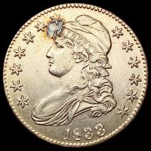 1833 Capped Bust Half Dollar UNCIRCULATED