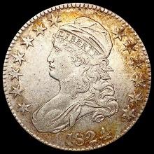 1824 Capped Bust Half Dollar CLOSELY UNCIRCULATED