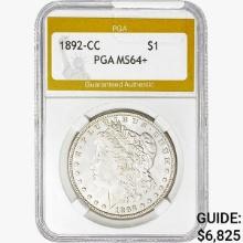 1892-CC Morgan Silver Dollar PGA MS64+