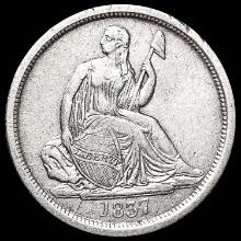 1837 Seated Liberty Dime NEARLY UNCIRCULATED