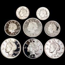 2005 - 2006 SilveCoin Set (8 Coins) GEM PROOF