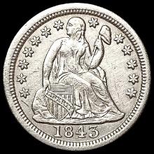 1845 Seated Liberty Dime UNCIRCULATED