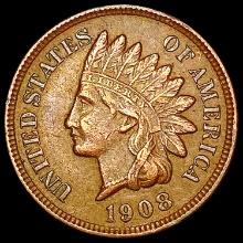 1908 Indian Head Cent CHOICE AU