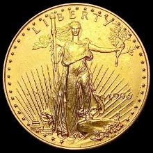 1996 American Gold Eagle $25 1/2oz GEM BU