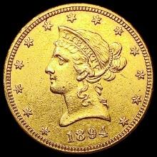1894 $10 Gold Eagle CHOICE AU