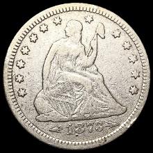 1873 Arrows Seated Liberty Quarter CLOSELY UNCIRCULATED