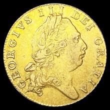 1801 G.B. .1231oz Gold Half Guinea LIGHTLY CIRCULATED
