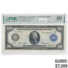 FR. 1108 1914 $100 ONE HUNDRED DOLLARS FRN FEDERAL RESERVE NOTE CHICAGO, IL PMG EXTREMELY FINE-40
