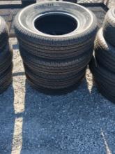 (4)  ST225/75R15 Radial trailer tires