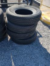 (4)  ST235/80R16 Radial trailer tires