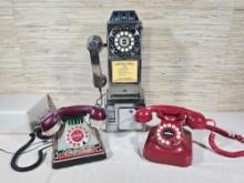 3 Vintage Novelty Phones