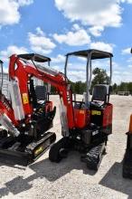 MIVA VA13 MINI EXCAVATOR (SERIAL # VA1324072248) (K)