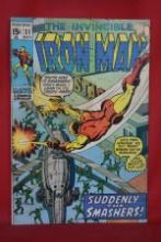 IRON MAN #31 | SUDDENLY THE SMASHERS! | SAL BUSCEMA - 1970