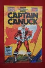 CAPTAIN CANUCK #1 | KEY 1ST APP OF CAPTAIN CANUCK - SIGNED BY RICHARD COMELY