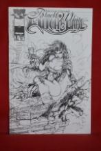 TOP COW CLASSICS BLACK AND WHITE: WITCHBLADE #1 | MICHAEL TURNER ART!