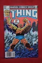 THING #1 | ORIGIN OF BEN GRIMM, 1ST SOLO SERIES - NEWSSTAND | *BACK COVER TORN - SEE PICS*