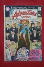 ADVENTURE COMICS #383 | SUPERGIRLS FUNERAL - SWAN - 1969 | *SIGNIFICANT SPINE ROLL - SEE PICS*