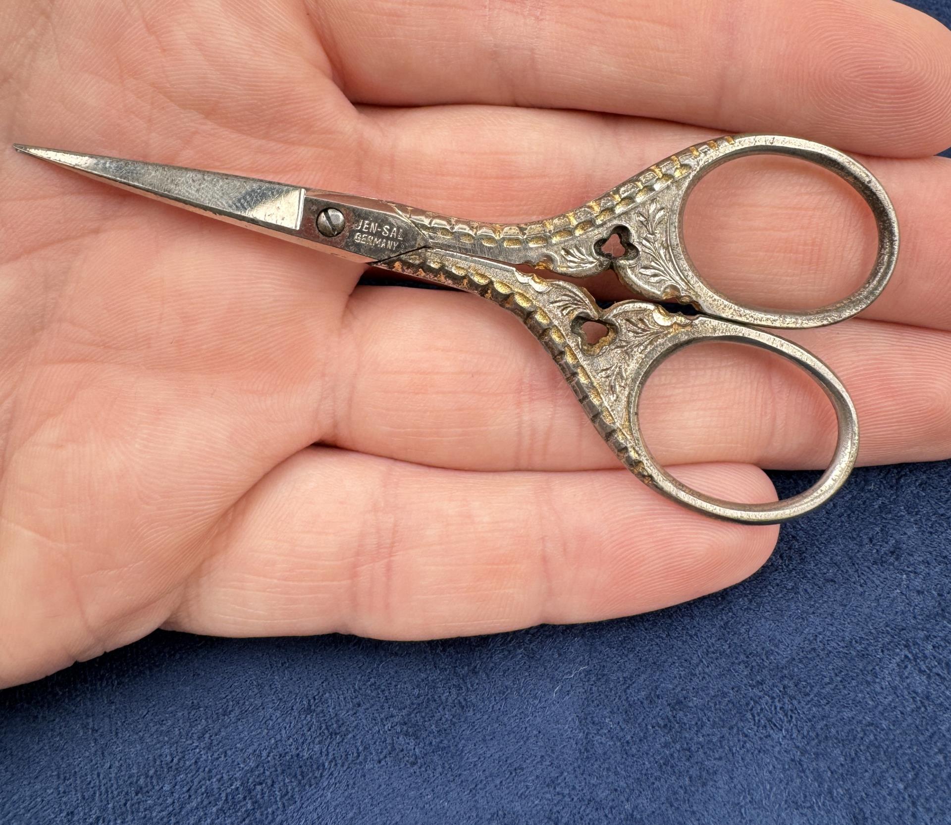 Antique Jen Sal German Sewing Scissors