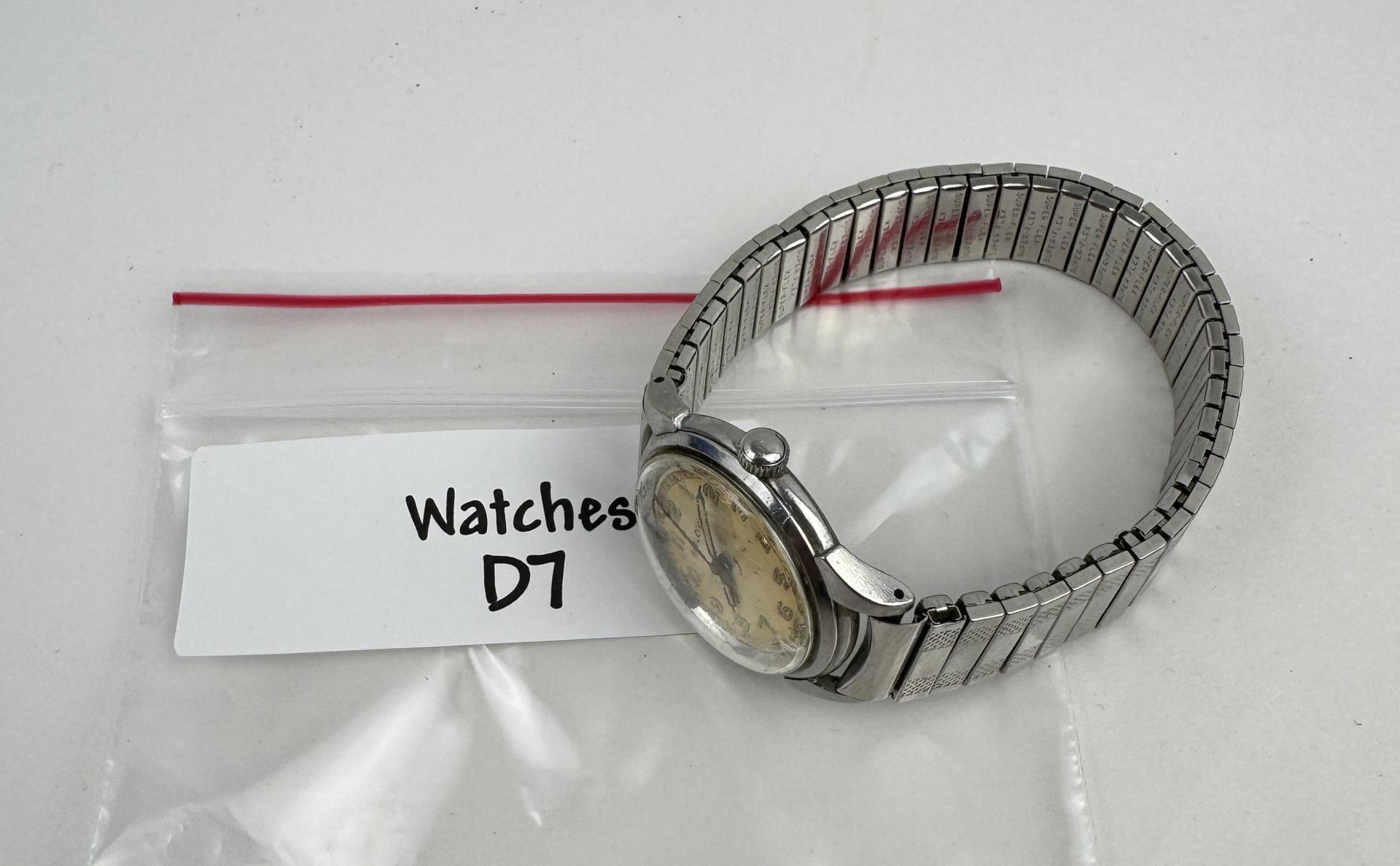 WW2 Era Bulova Seabee Watertite Miltary Watch