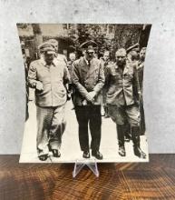 1944 Hitler Goering & Bormann Photo