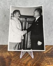 Josef Stalin And Von Ribbentrop Shake Hands Photo