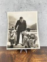 Hitler Entertaining Children At The Berghof Photo